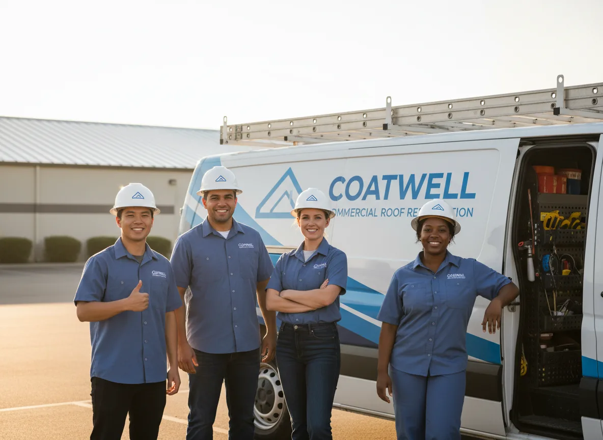 Commercial roof coating company in Sherman, ME